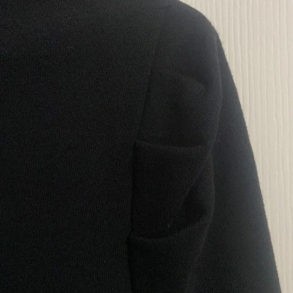 Black Buffalo puff sleeve knit top, in size large. - Picture 4 of 5